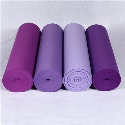 Purple Needle Punched Non Woven Carpet